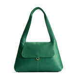 Bacalar Medium | Slouchy triangle shaped shoulder bag with a flap