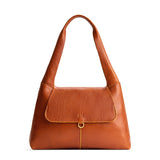 Sienna Medium | Slouchy triangle shaped shoulder bag with a flap