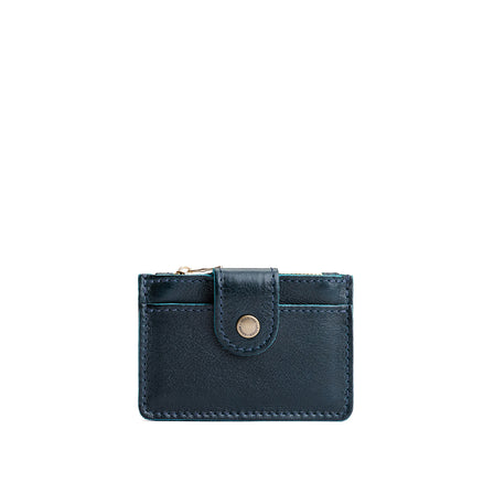 Boreal | Compact wallet with snap closure and zippered pouch