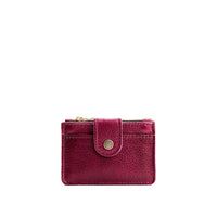 Orchid | Compact wallet with snap closure and zippered pouch