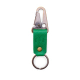 Jolly Green Short | leather logo branded keychain