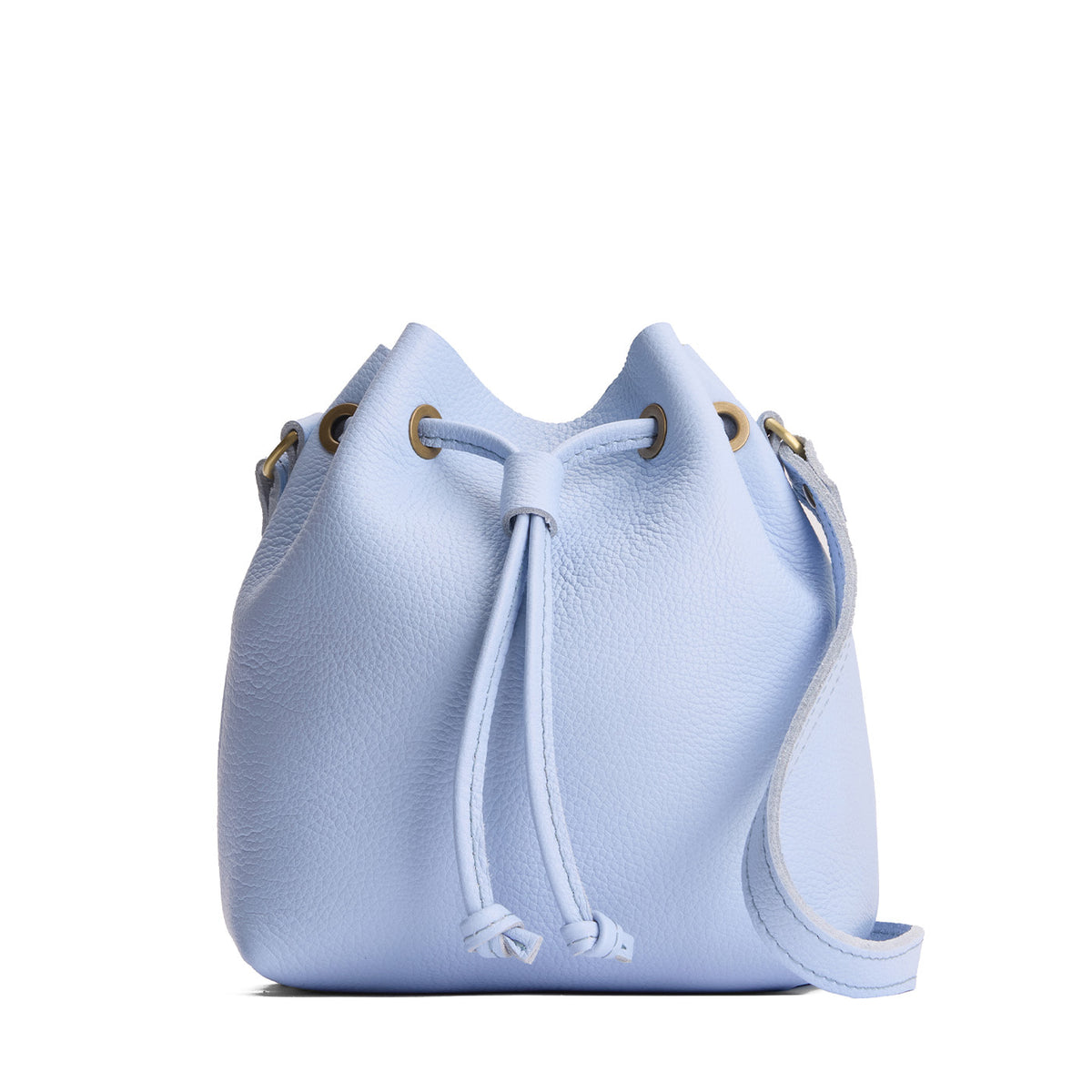 Skyway*Small | Slouchy crossbody bag with leather drawstring closure