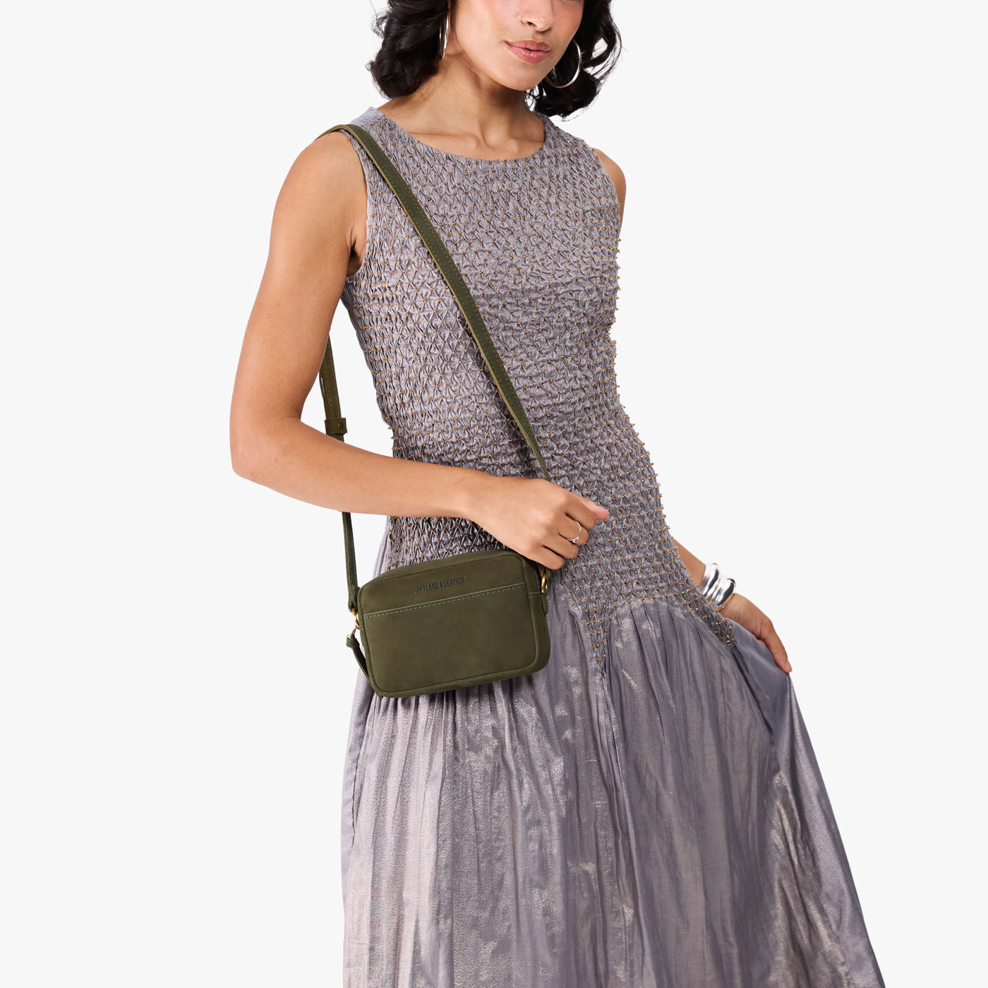 Verdant*Small | Rectangular crossbody with adjustable strap