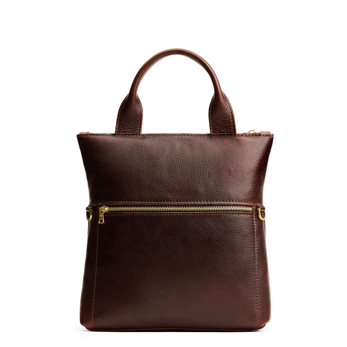 Coldbrew*Small | Convertible tote clutch crossbody with a front zipper pocket and top carry handles