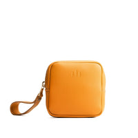 Sunflower | Square shaped small zip pouch with wristlet