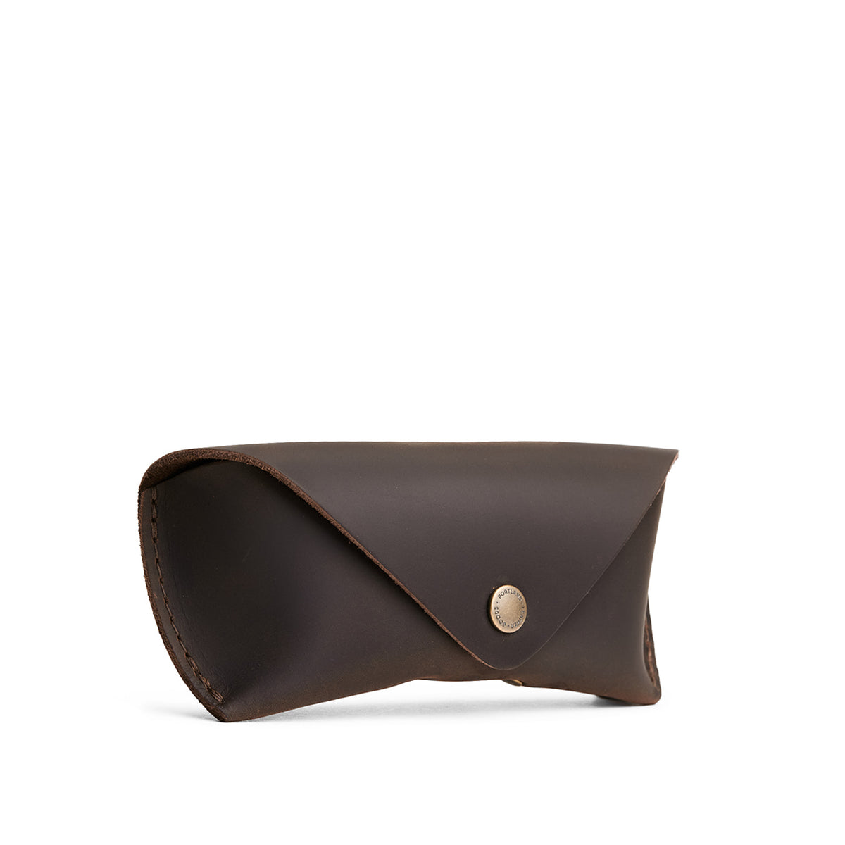 Moose | Leather sunglasses case with snap closure