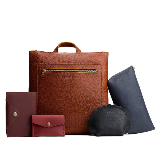ANY | Tote Backpack with four small goods 