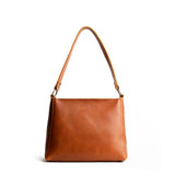 Honey Small | Triangular shoulder bag with antiqued brass finished hardware