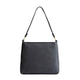 Peppercorn Small | Triangular shoulder bag with antiqued brass finished hardware