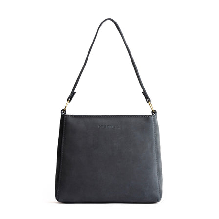 Peppercorn*Small | Triangular shoulder bag with antiqued brass finished hardware