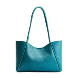 Aquarius Medium | Wide tote with leather straps and snap closure