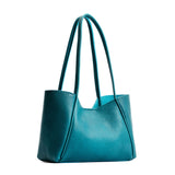 Aquarius Medium | Wide tote with leather straps and snap closure