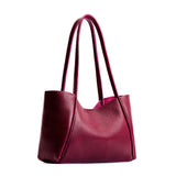 Orchid Medium | Wide tote with leather straps and snap closure