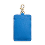Skydive | A leather card holder with a swivel lobster clasp on a white background