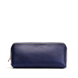Cobalt | Triangular shaped pouch with extra long zipper