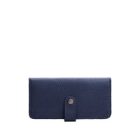 Night Owl | Leather wallet with snap closure