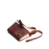 Cognac Small | Wrap Journal open