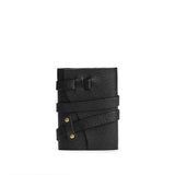 Pebbled--black Small | Wrap Journal closed
