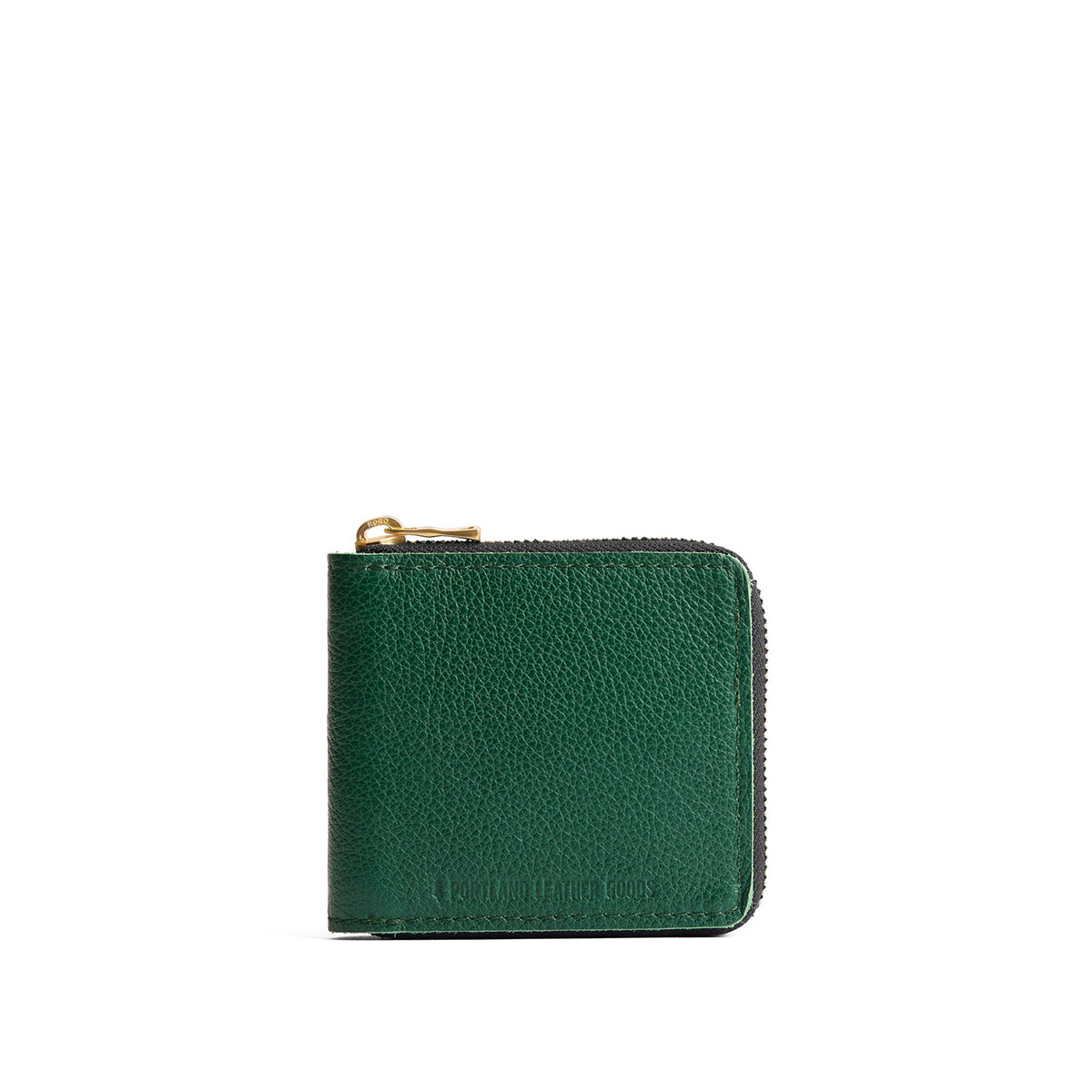Bacalar | Small leather zippered bifold wallet