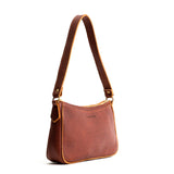 Nutmeg Small | Petite bean shaped shoulder bag with a zipper closure