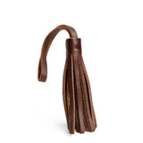 Coldbrew Large | Fringed leather tassel with leather loop
